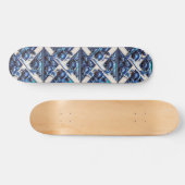 Skateboard avec Scottish Thistles Design (Horz)