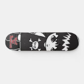 Skateboard Avertissement Princesse (Horz)