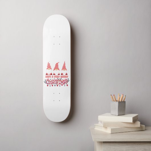 SKATEBOARD AVEZ UN JOLI NOËL (Art mural)
