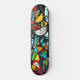 Skateboard Avoir Une Journée Abstraite Kinda