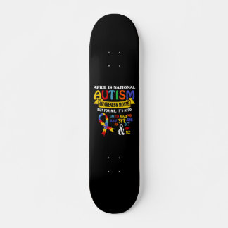 Skateboard Avril Est Le Mois De La Sensibilisation sur l'auti