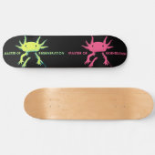 Skateboard axolotl (Horz)