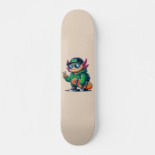 Skateboard Axolotl (Devant)