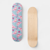 Skateboard Axolotl Love rose (Recto)