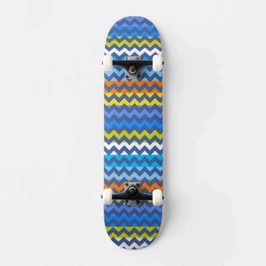 Skateboard Aztec Chevron Zigzag Stripe Motif 3 (Recto)
