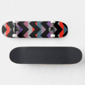Skateboard Aztec Chevron Zigzag Stripe Motif 4 (Horz)