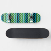 Skateboard Aztec Chevron Zigzag Stripe Motif 6 (Horz)