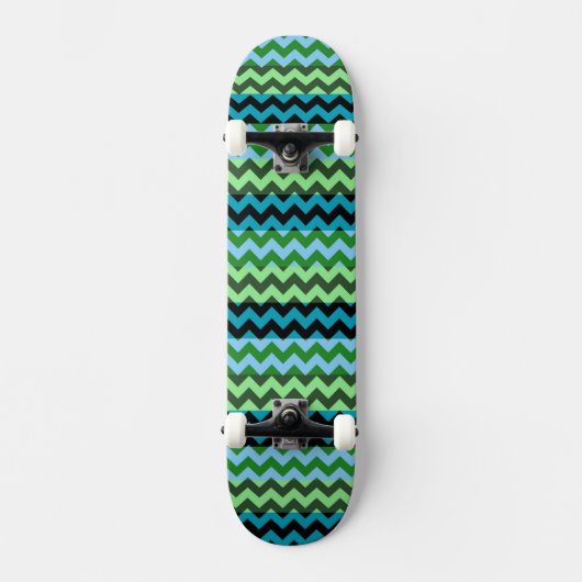 Skateboard Aztec Chevron Zigzag Stripe Motif 6 (Recto)