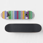 Skateboard Aztec Chevron Zigzag Stripe Motif 7 (Horz)