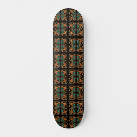 Skateboard Aztec Mandala (Recto)