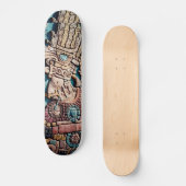 Skateboard Aztec Mayan priest Skate board deck design (Recto)