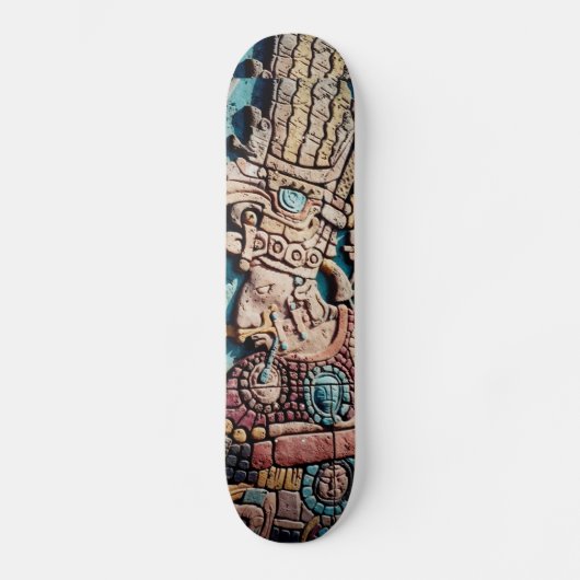 Skateboard Aztec Mayan priest Skate board deck design (Recto)