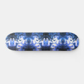 Skateboard azul con blanco (Horz)