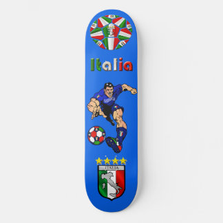 Skateboard Azzurri Man Italian soccer football gift ideas