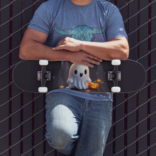 Skateboard Baby Ghost Déplaisant mignon caractère Halloween (Extérieur 3)