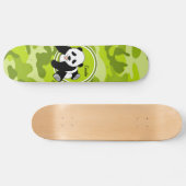 Skateboard Baby Panda ; camo vert vif, camouflage (Horz)