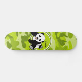 Skateboard Baby Panda ; camo vert vif, camouflage (Horz)