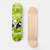 Skateboard Baby Panda ; camo vert vif, camouflage (Recto)