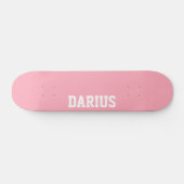 Skateboard Baby Pink Nom moderne | Classique tendance (Horz)