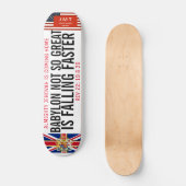 SKATEBOARD BABYLON EST EN TRAIN DE TOMBER PLUS RAPIDEMENT (Recto)