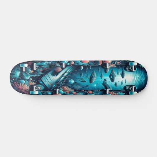 Skateboard "Bac marin de bio-oasis" (Horz)