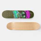 Skateboard badass de vieille école (Horz)
