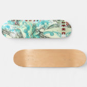 Skateboard Bagarre de tatouage d'Espagnol (Horz)