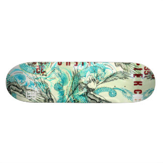 Skateboard Bagarre de tatouage d'Espagnol