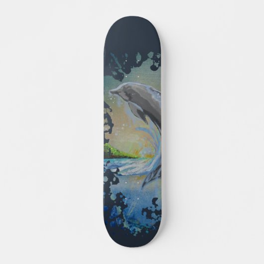 Skateboard Baignade dauphin (Devant)
