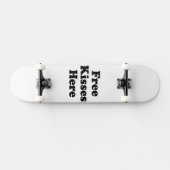 Skateboard Baisers gratuits ici (Horz)