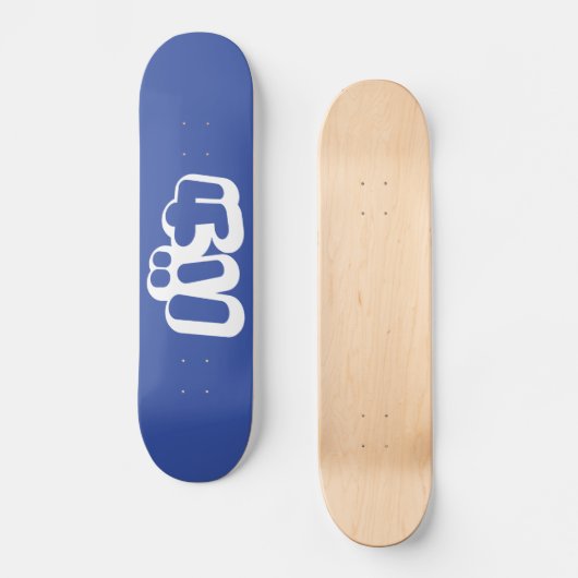 Skateboard BAKA カ ~ Fool en japonais Katakana (Recto)