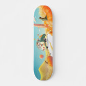 Skateboard Balade en Citrouille lunaire (Devant)