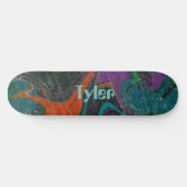 Skateboard Balayage moderne personnalisé (Horz)