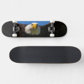 Skateboard Bald Eagle Flyby Up Close (Horz)