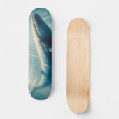 Skateboard baleine côtière/marine (Recto)