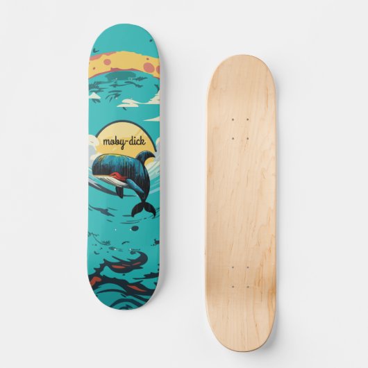 Skateboard Baleine Moby-Dick (Recto)