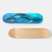 Skateboard Baleines de bosse (Horz)