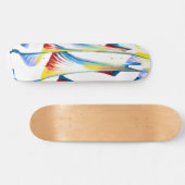 Skateboard Balise le long de 2 planches Abstraites (Horz)