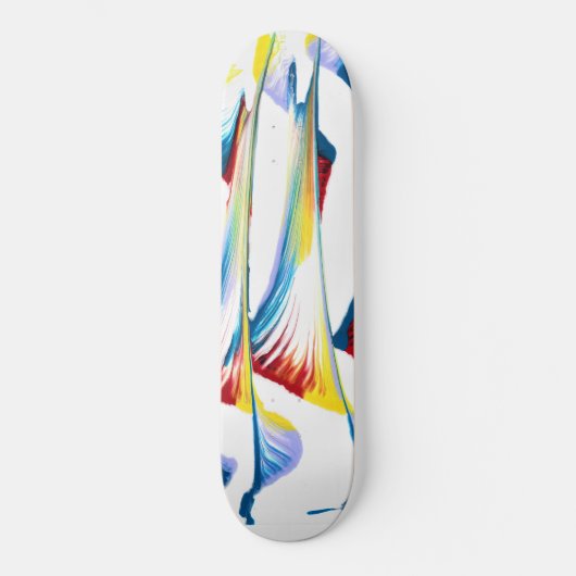 Skateboard Balise le long de 2 planches Abstraites (Recto)