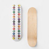 Skateboard Ballons de piscine / Billard : Skate sur mesure (Recto)