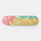 Skateboard Bananes Rétro Formes Colorées (Horz)