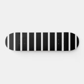 Skateboard Bande noire et blanche moderne (Horz)