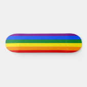 Skateboard Bandes arc-en-ciel personnalisées (Horz)