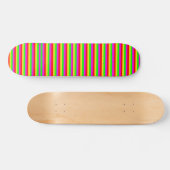 Skateboard bandes colorées (Horz)