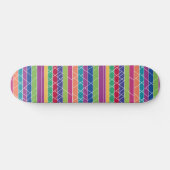 Skateboard Bandes colorées (Horz)