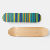 Skateboard Bandes colorées (Horz)