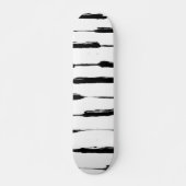 Skateboard Bandes encrées (Devant)