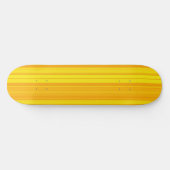 Skateboard Bandes jaunes orange (Horz)