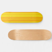 Skateboard Bandes jaunes orange (Horz)