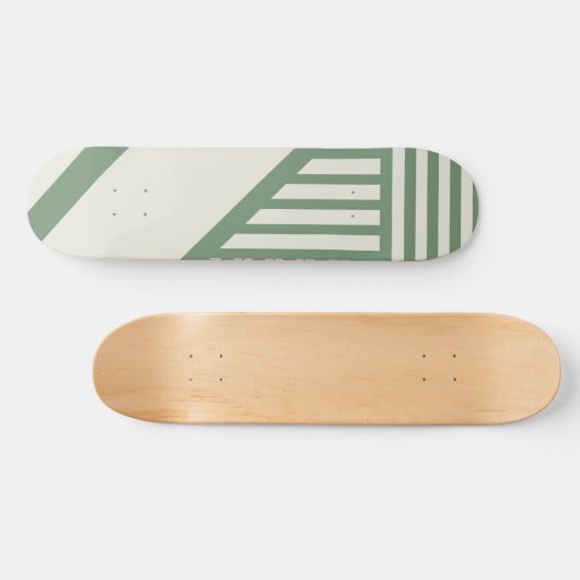 Skateboard Bandes triangulaires en vert (Horz)